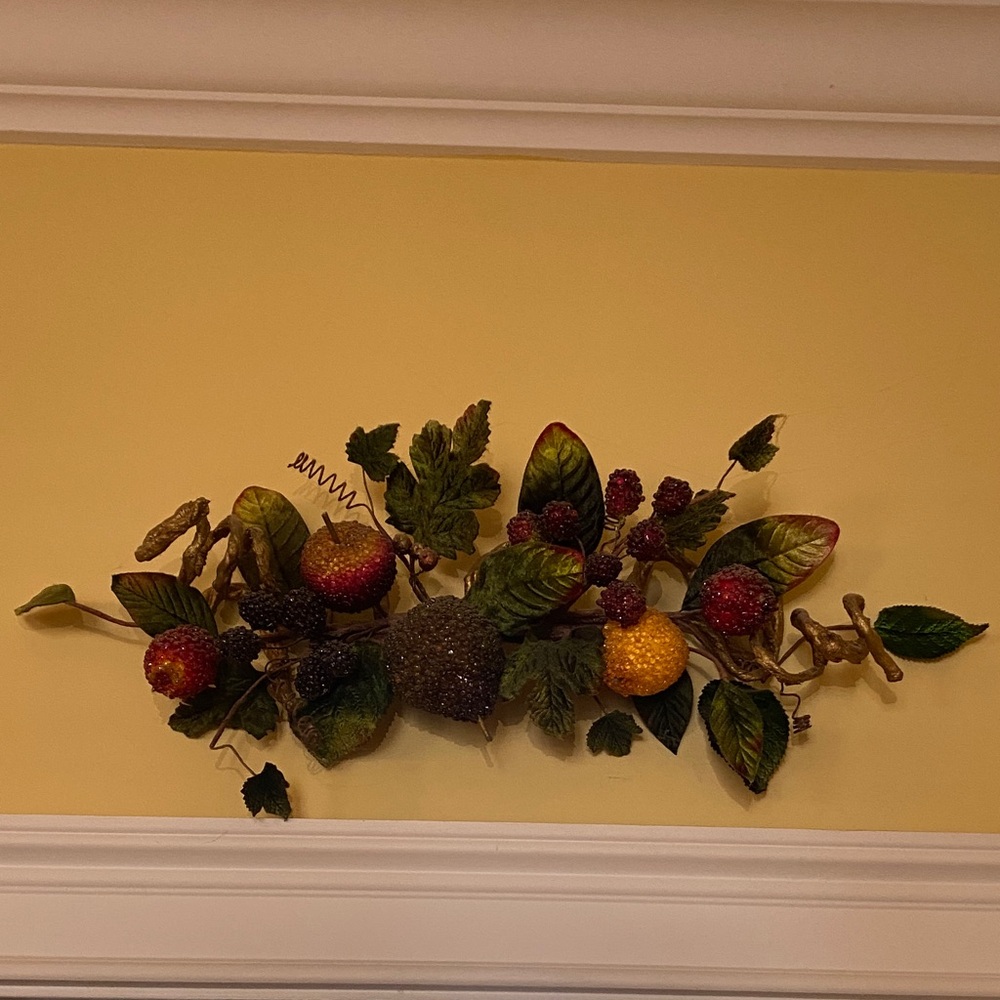Decorative Fruit and Leaf Wall Art
